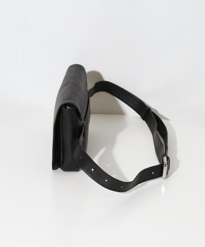 牛皮防潑水腰包