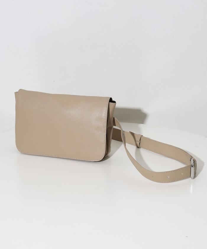 牛皮防潑水腰包