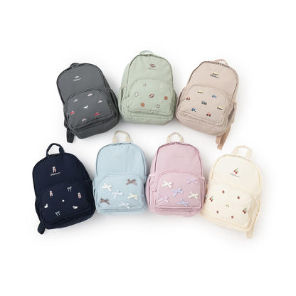 拼色設計 雙肩包 S號