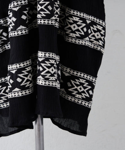 nane India Series 民族風刺繡楊柳連衣裙