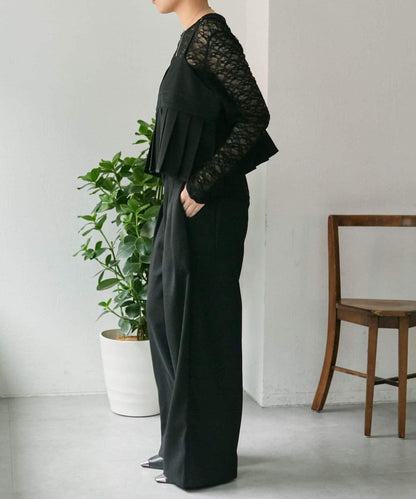 SUM1 STYLE 夏日粗花呢兩件套 套裝