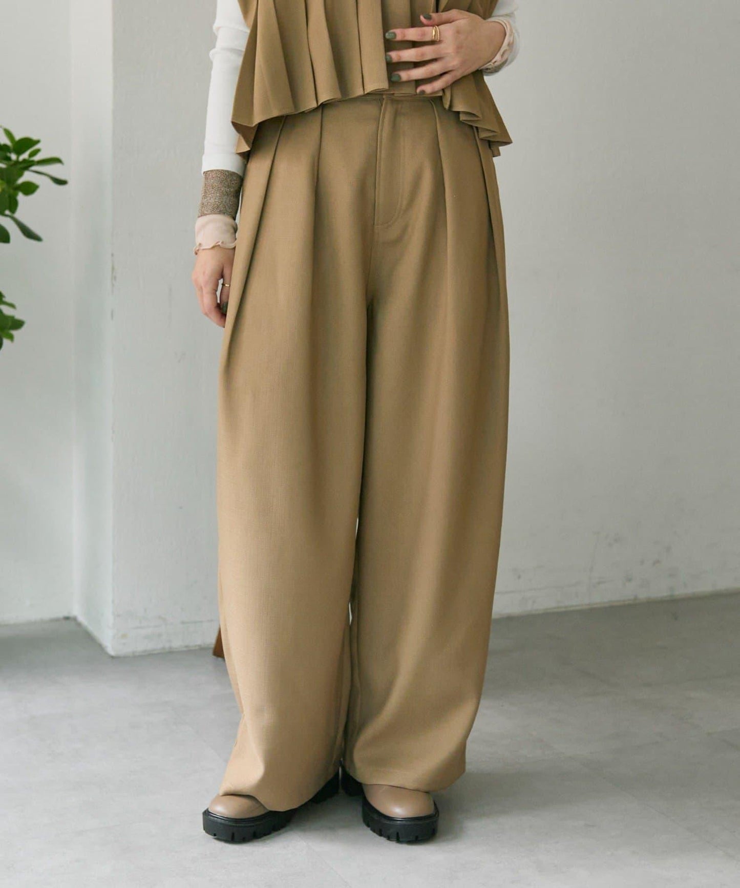 SUM1 STYLE 夏日粗花呢兩件套 套裝