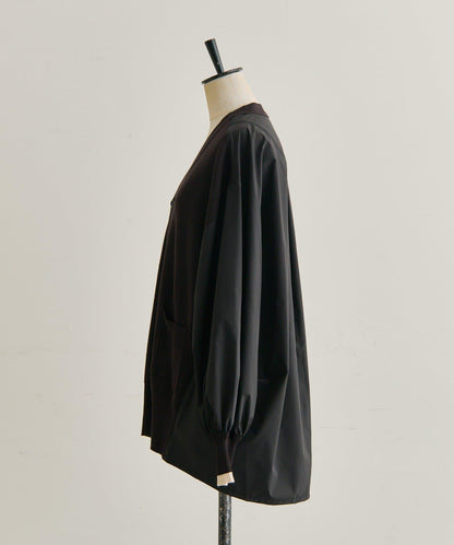 SUM1 STYLE 拼接針織襯衫式開衫