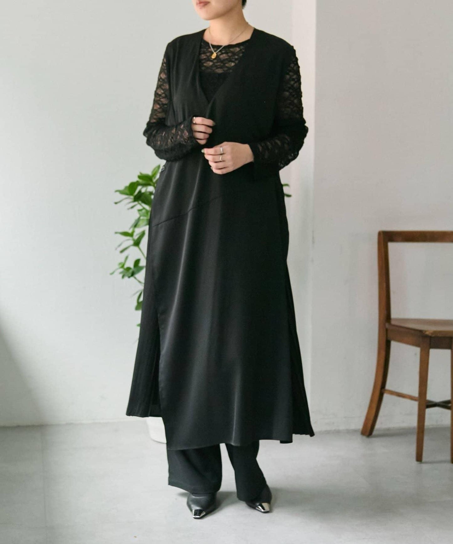 多種穿法褶皺馬甲風連衣裙 SUM1 STYLE