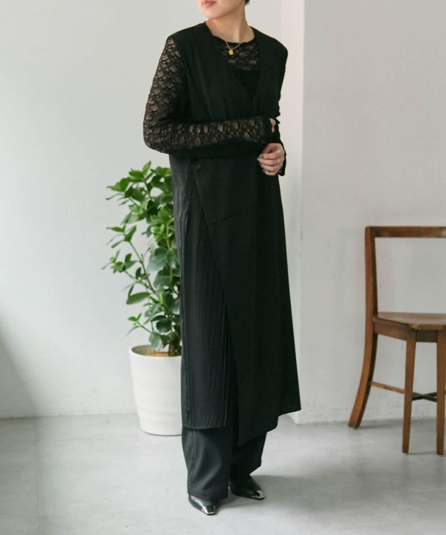 多種穿法褶皺馬甲風連衣裙 SUM1 STYLE