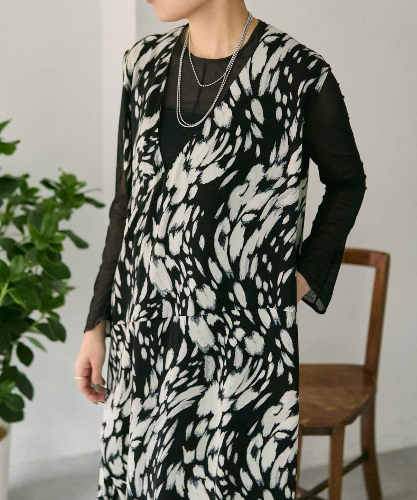 多種穿法褶皺馬甲風連衣裙 SUM1 STYLE