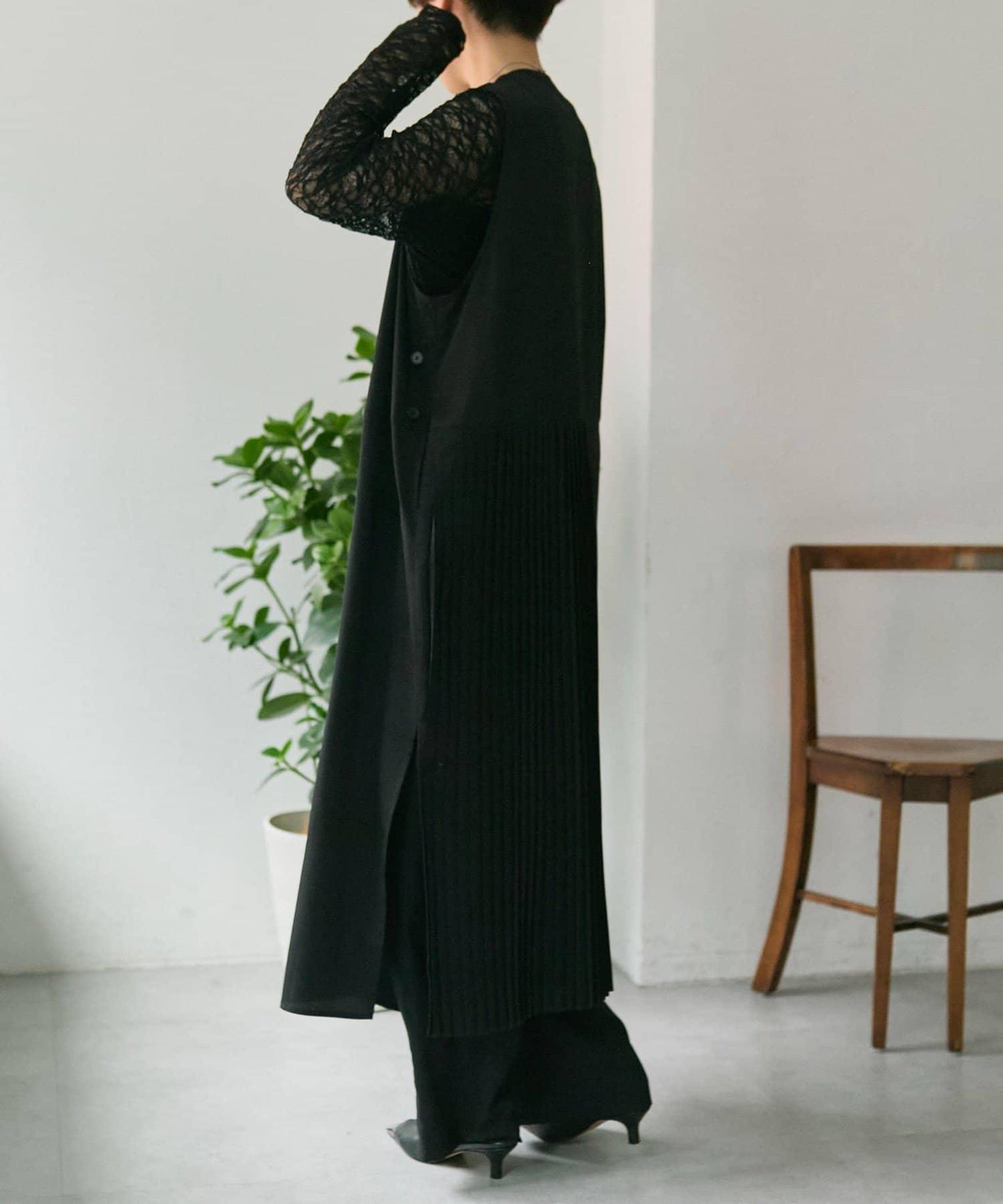 多種穿法褶皺馬甲風連衣裙 SUM1 STYLE