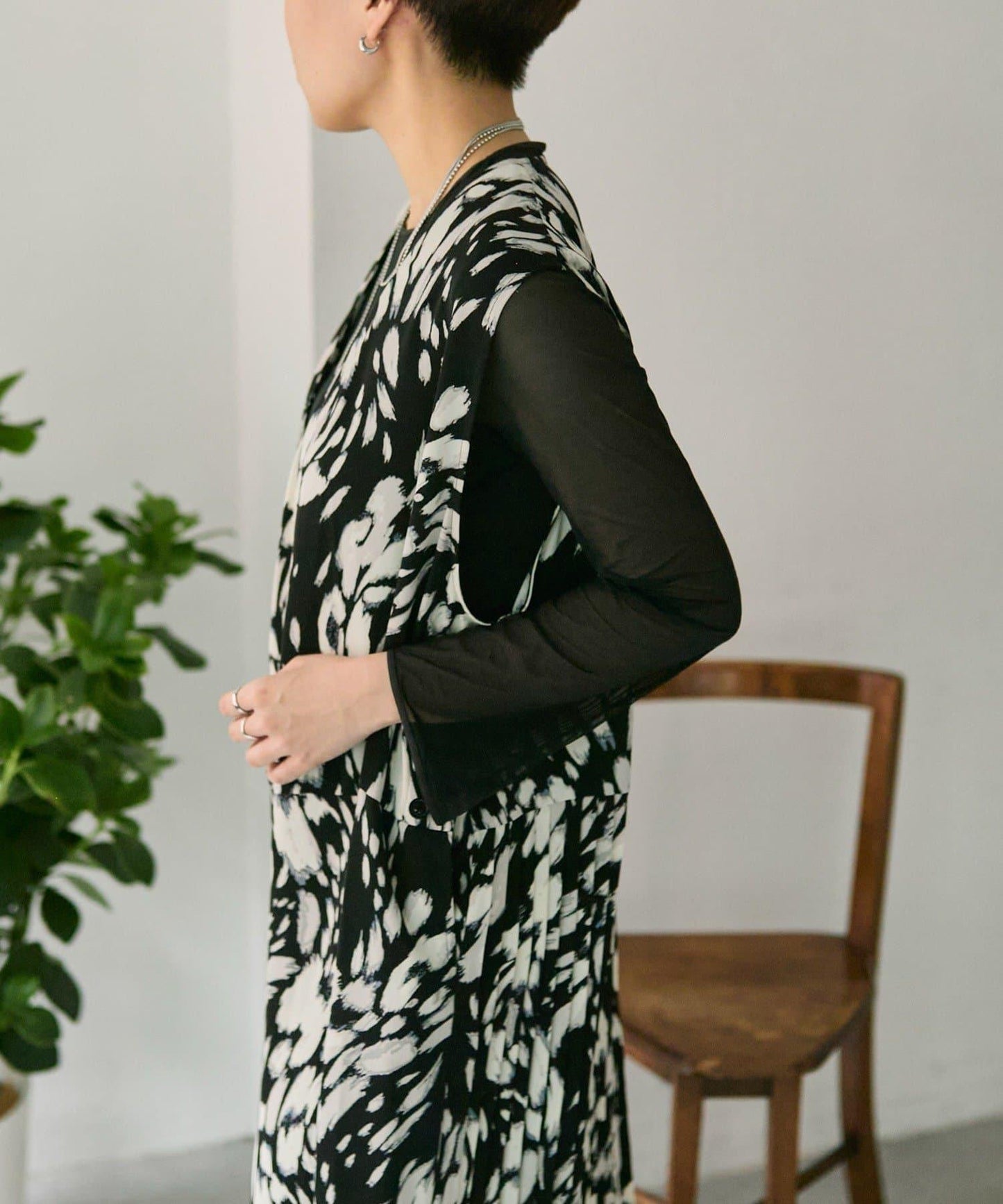 多種穿法褶皺馬甲風連衣裙 SUM1 STYLE