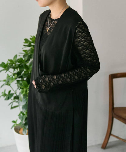 花卉圖案 多穿法 透膚蕾絲 上衣