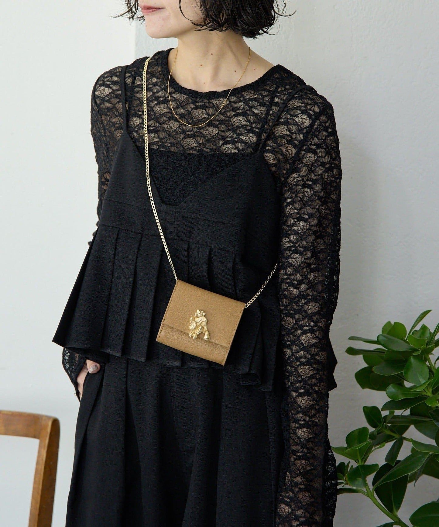 花卉圖案 多穿法 透膚蕾絲 上衣