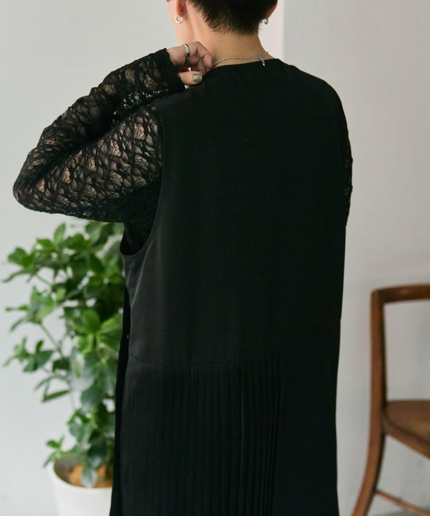 多種穿法褶皺馬甲風連衣裙 SUM1 STYLE