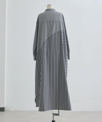 SUM1 STYLE 條紋襯衫連衣裙