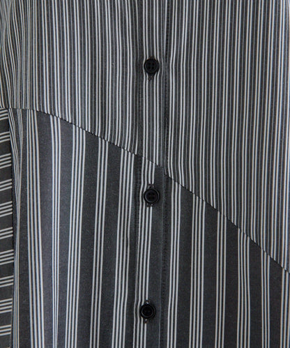 SUM1 STYLE 條紋襯衫連衣裙