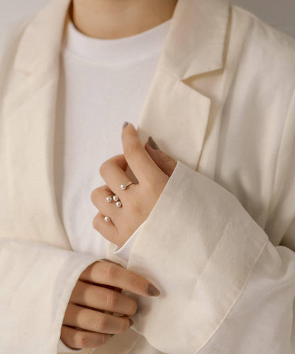 《スターリングシルバー使用》 點點戒指套裝