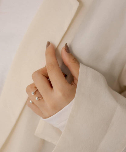 《スターリングシルバー使用》 點點戒指套裝