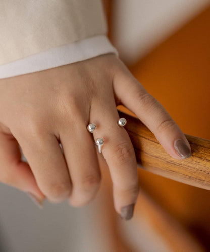 《スターリングシルバー使用》 點點戒指套裝