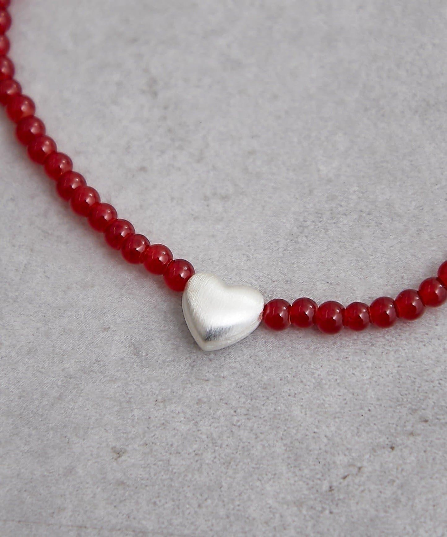 心形珠串設計 項鍊