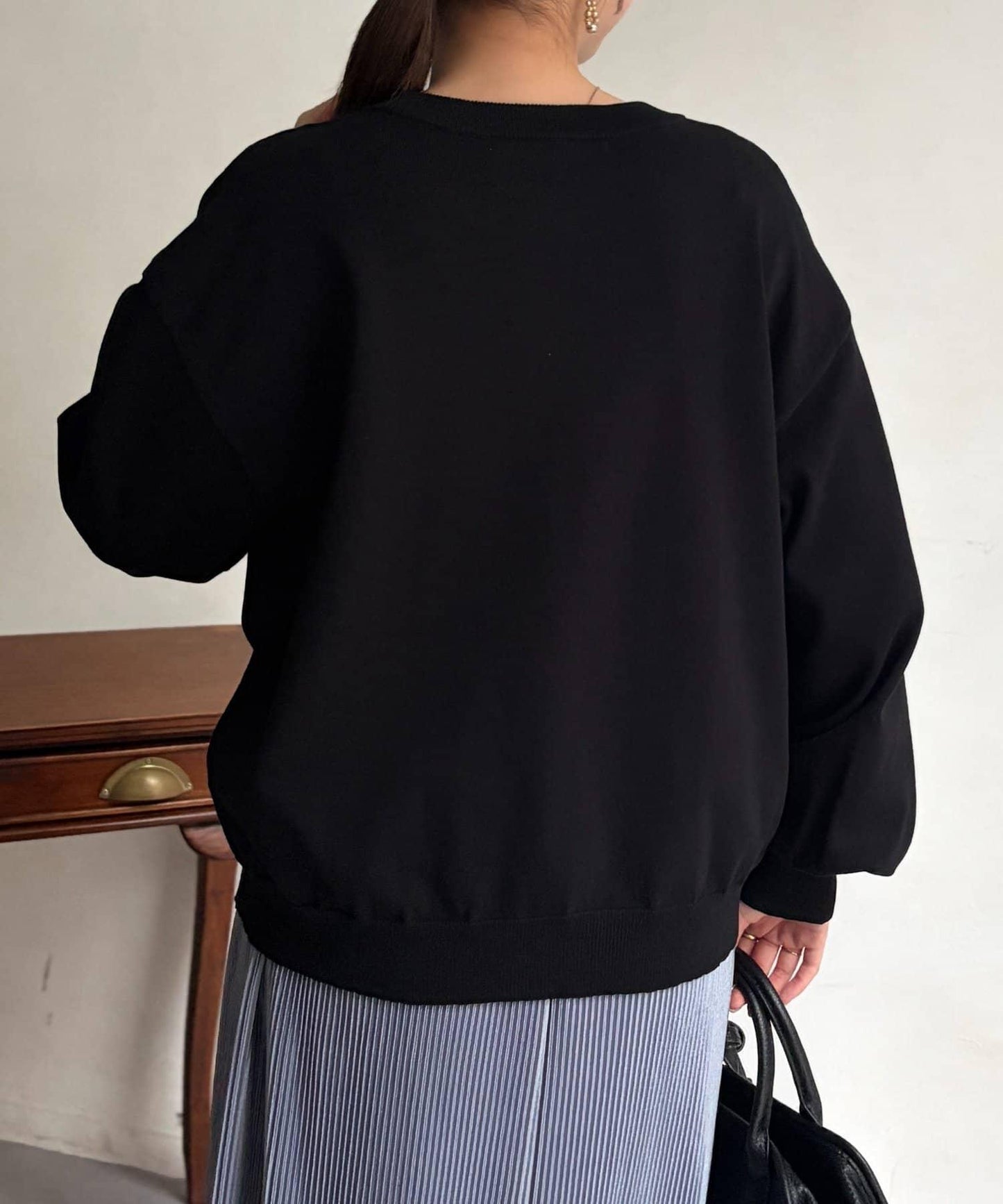 微光金色紐釦針織開衫