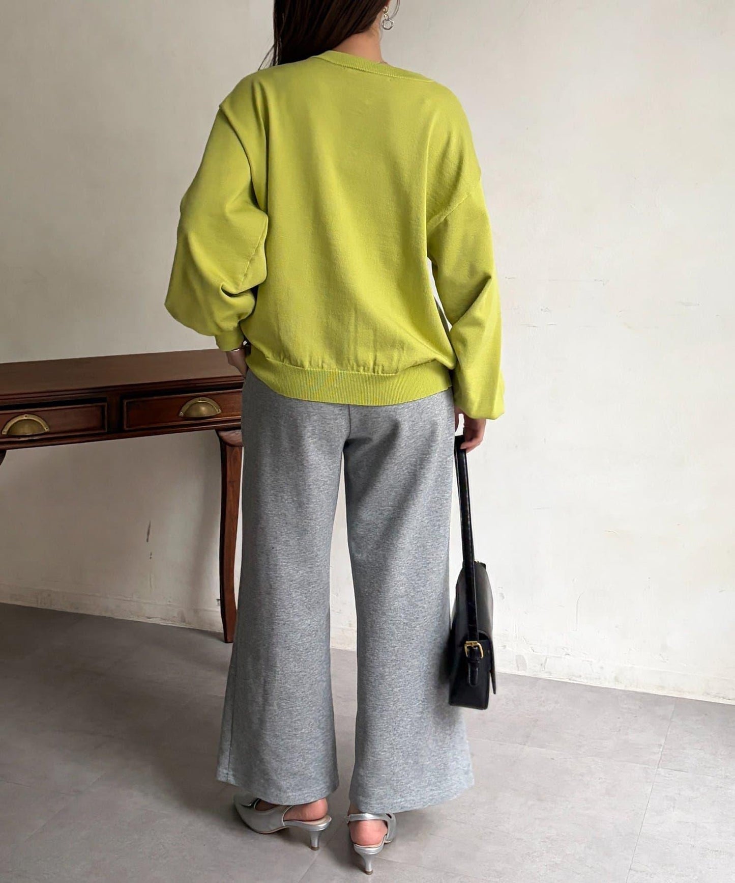 微光金色紐釦針織開衫