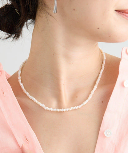 適合正式場合 珍珠×SV925 短款項鍊