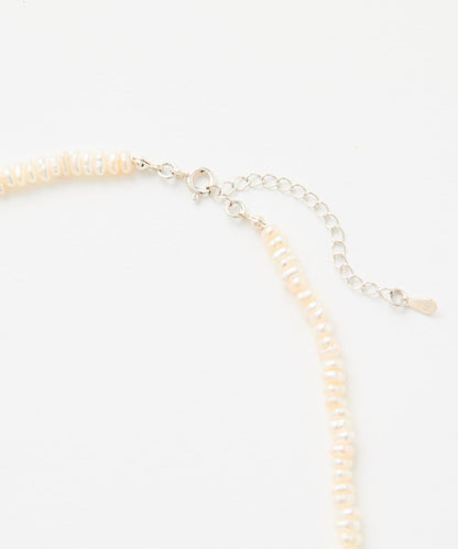 適合正式場合 珍珠×SV925 短款項鍊