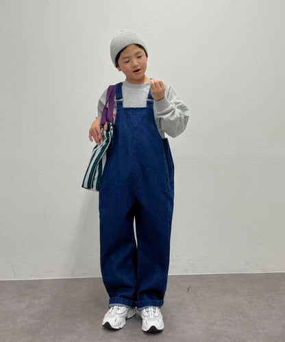 網店限定 兒童中性款 含青少年尺碼 牛仔揹帶褲