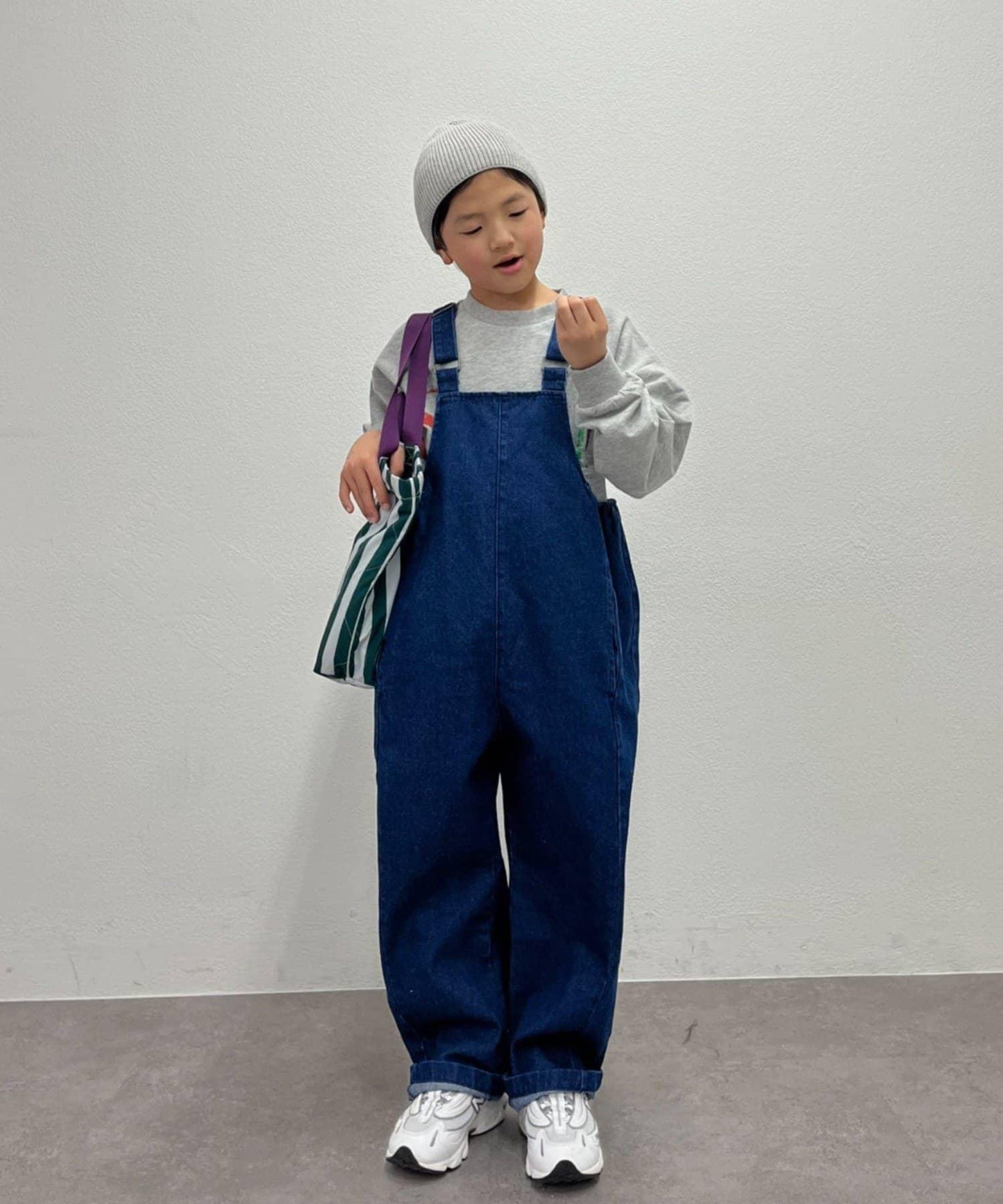網店限定 兒童中性款 含青少年尺碼 牛仔揹帶褲