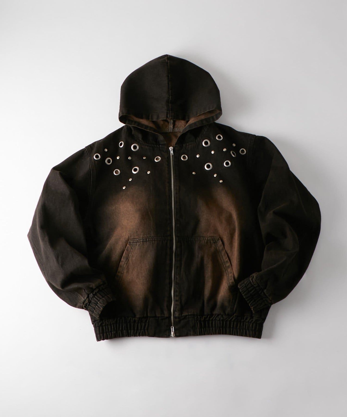 EEYLET DTUDDED DENIM HOODED BLOUSON 牛仔連帽外套