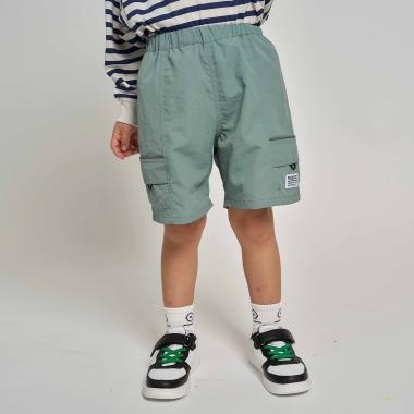 防潑水防汙耐用抗UV 四分丈 反光片 休閒短褲