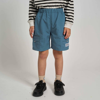 防潑水防汙耐用抗UV 四分丈 反光片 休閒短褲