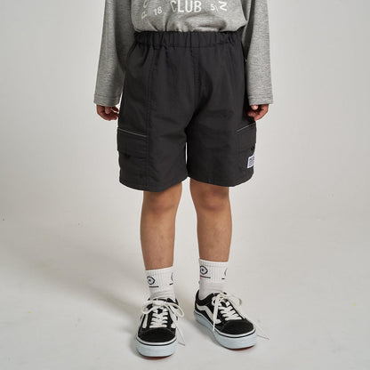 防潑水防汙耐用抗UV 四分丈 反光片 休閒短褲