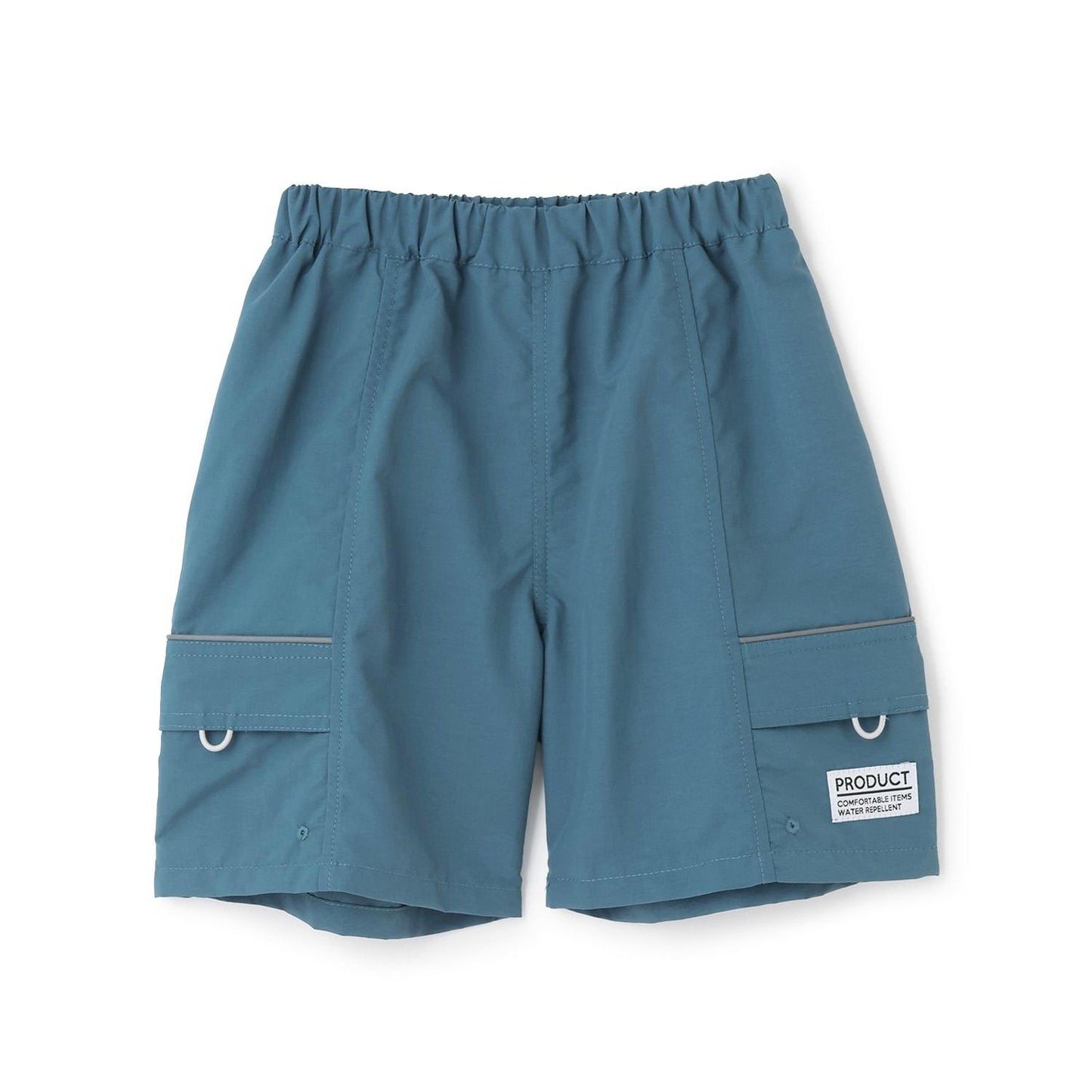 防潑水防汙耐用抗UV 四分丈 反光片 休閒短褲