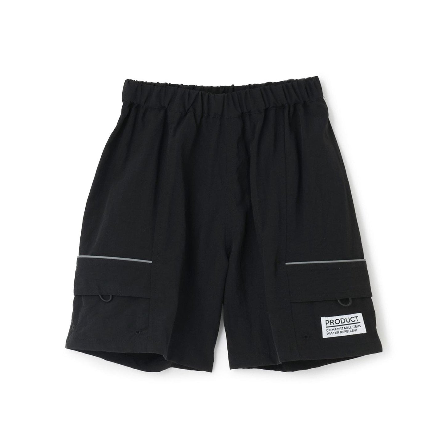 防潑水防汙耐用抗UV 四分丈 反光片 休閒短褲