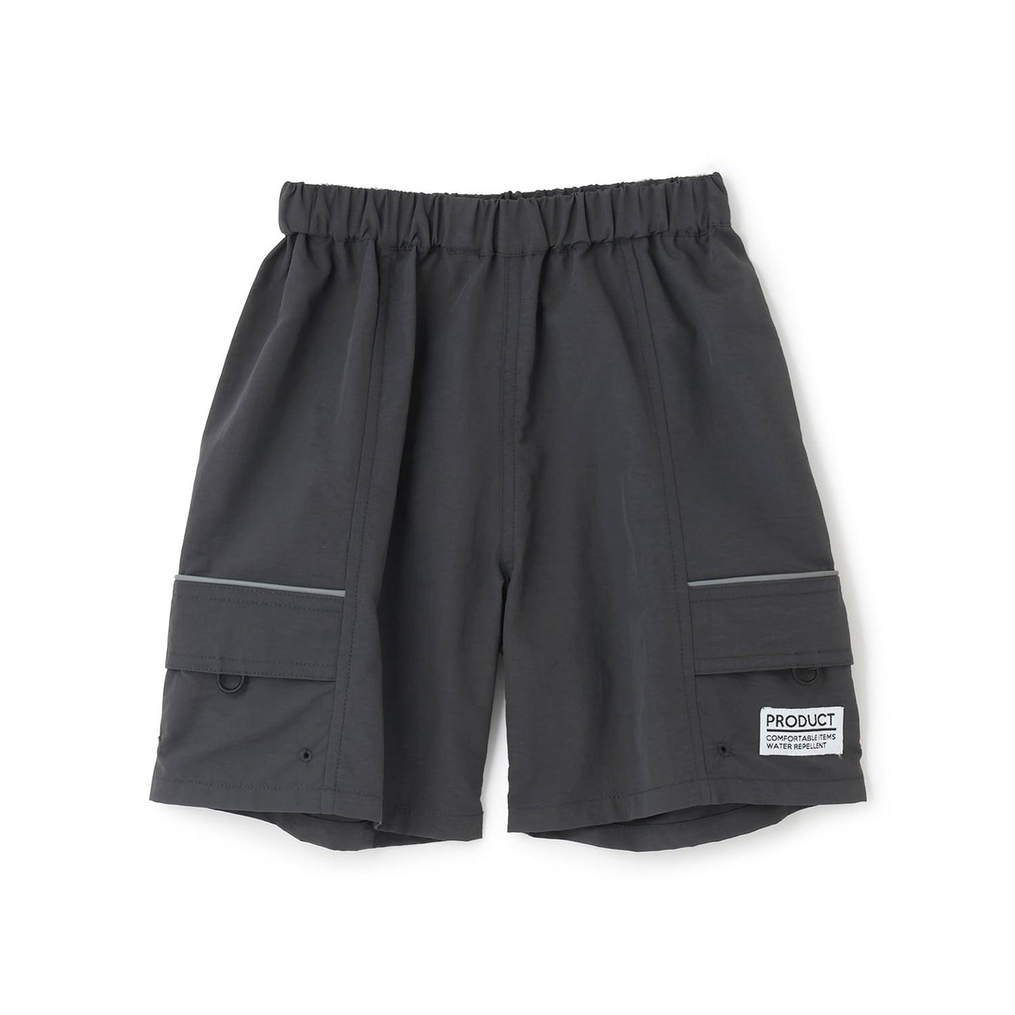 防潑水防汙耐用抗UV 四分丈 反光片 休閒短褲