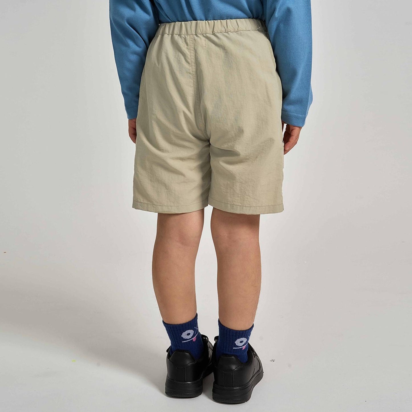 防潑水防汙耐用抗UV 四分丈 反光片 休閒短褲