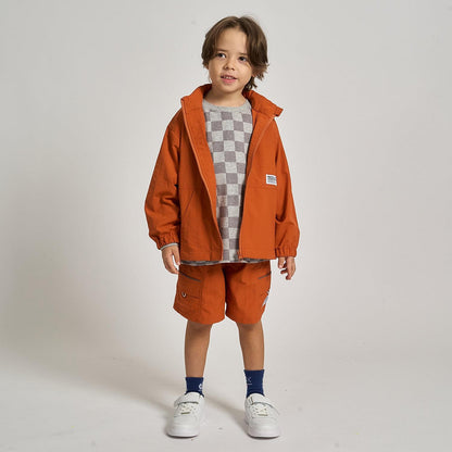 防潑水防汙耐用抗UV 四分丈 反光片 休閒短褲