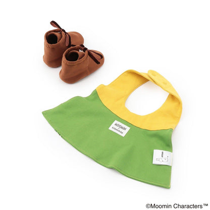ムーミン（姆明） スナフキン 圍兜+襪子套裝
