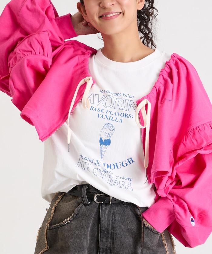 褶皺荷葉邊 拉鍊 短款博萊羅外套