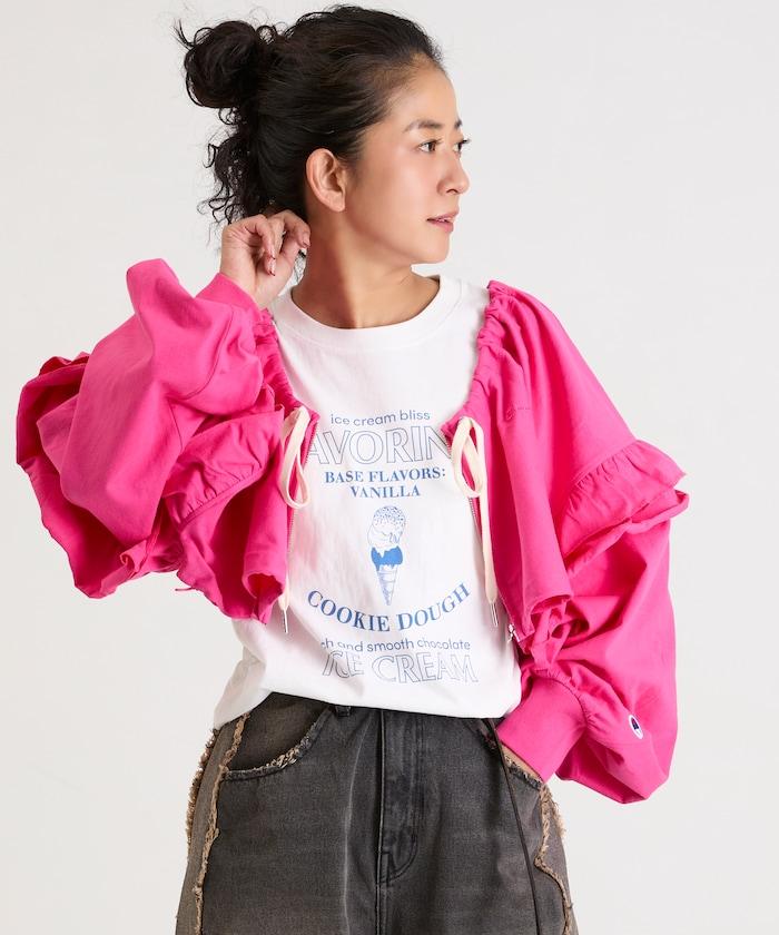 褶皺荷葉邊 拉鍊 短款博萊羅外套