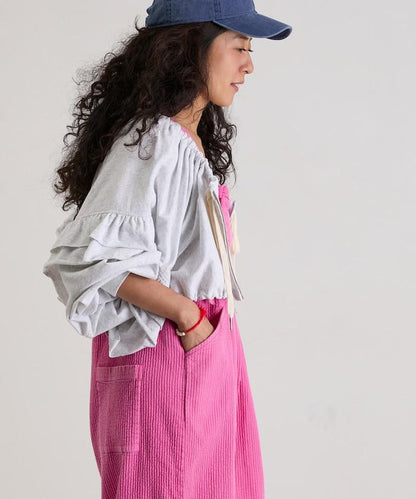 褶皺荷葉邊 拉鍊 短款博萊羅外套