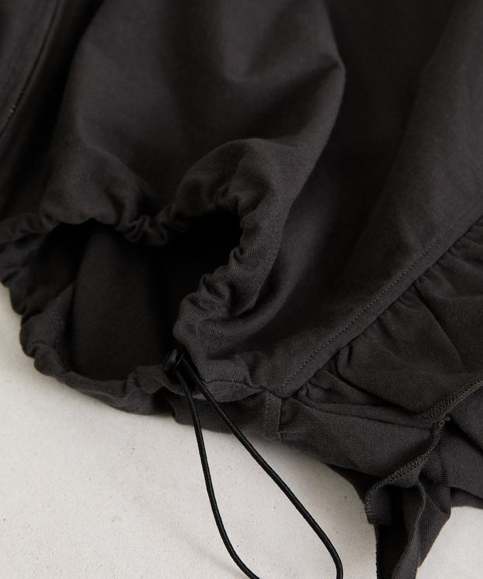 褶皺荷葉邊 拉鍊 短款博萊羅外套