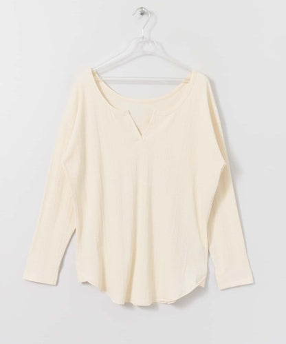 2WAY RIB LONG T-SHIRTS 兩穿羅紋長款T恤