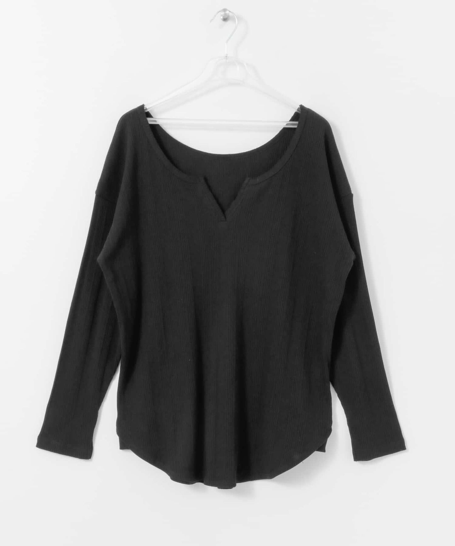 2WAY RIB LONG T-SHIRTS 兩穿羅紋長款T恤
