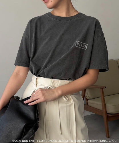 GOOD ROCK SPEED Nine Inch Nails 背部印花T恤