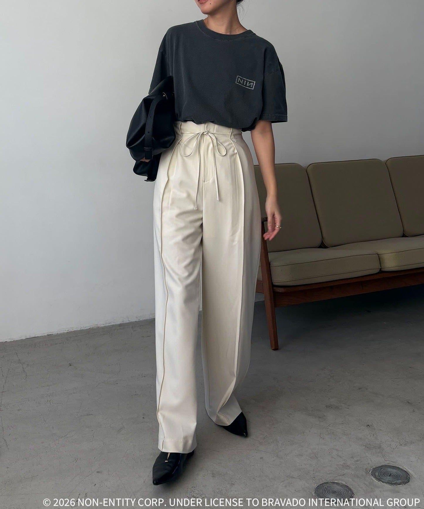 GOOD ROCK SPEED Nine Inch Nails 背部印花T恤