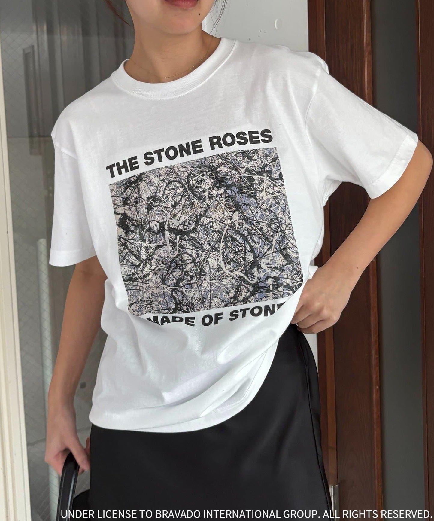 STONE ROSES印花 T恤