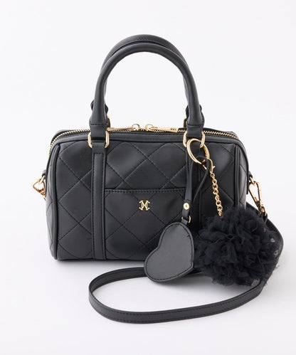 附心形吊飾 迷你波士頓包