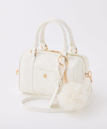 附心形吊飾 迷你波士頓包