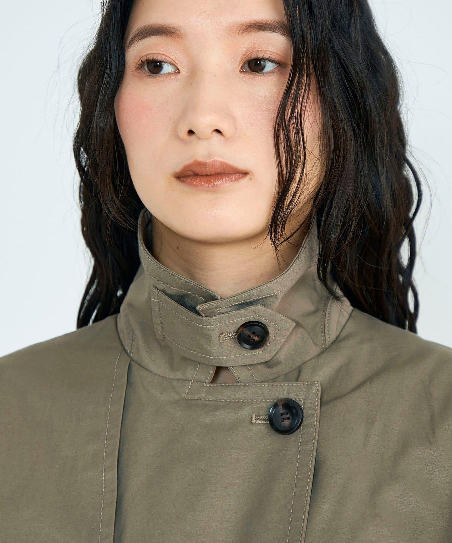 中長款寬鬆風衣外套