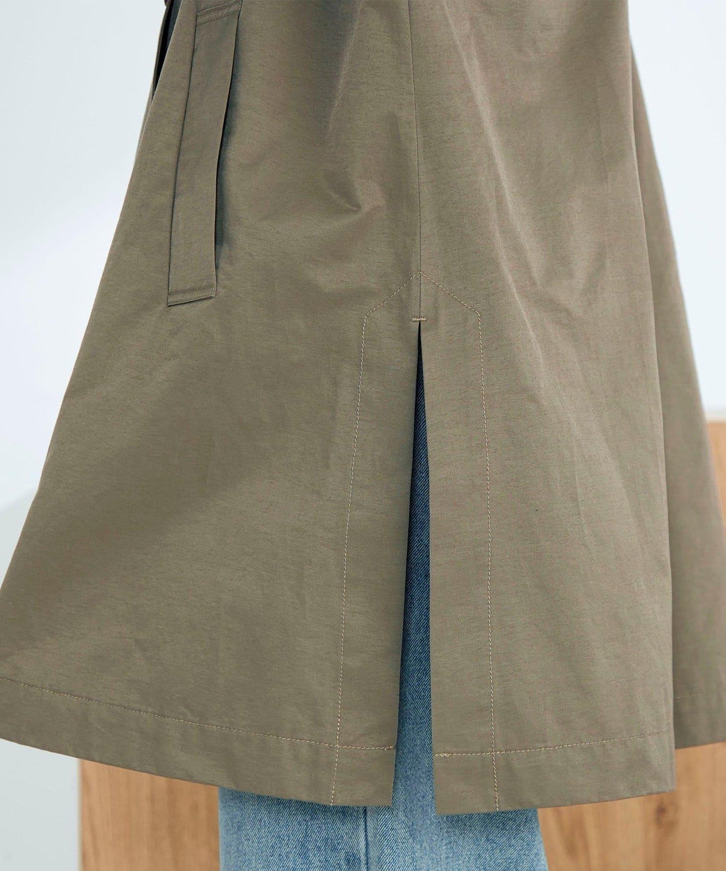 中長款寬鬆風衣外套